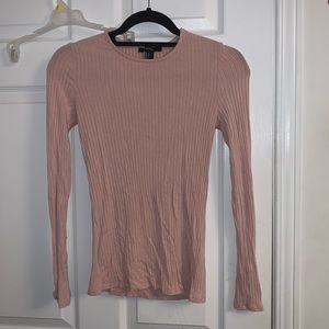 Dusty rose/pink ribbed top